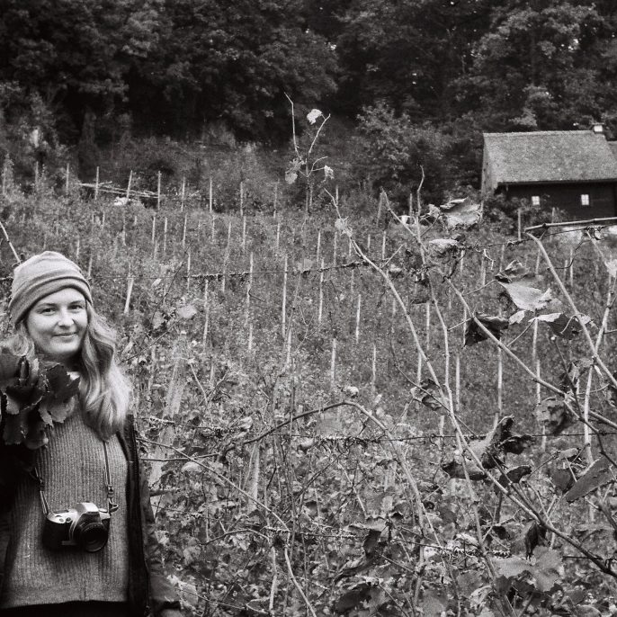 Emma portrait in vinyard